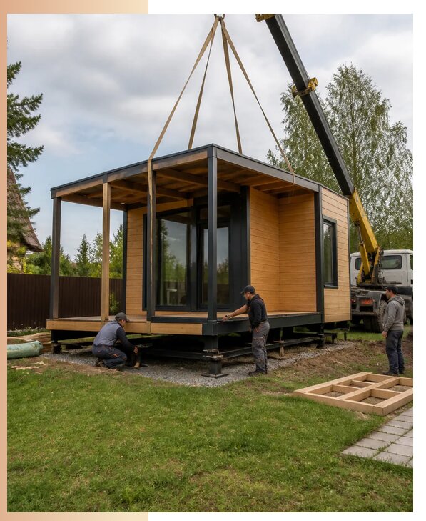 Дачные домики с террасой в Вологде на заказ и в аренду